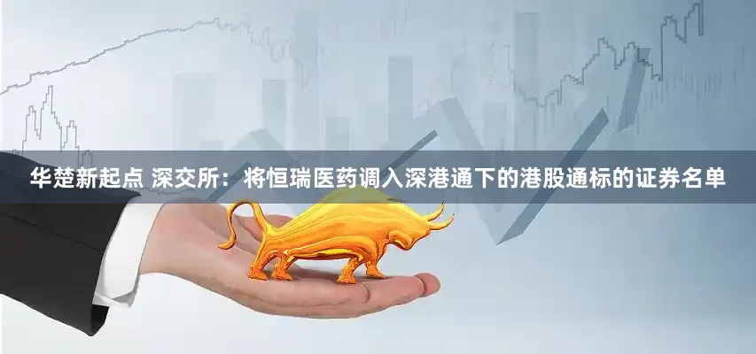 华楚新起点 深交所：将恒瑞医药调入深港通下的港股通标的证券名单