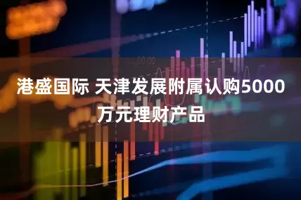 港盛国际 天津发展附属认购5000万元理财产品