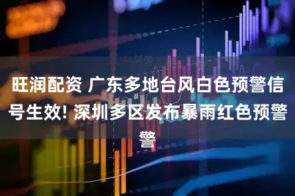 旺润配资 广东多地台风白色预警信号生效! 深圳多区发布暴雨红色预警