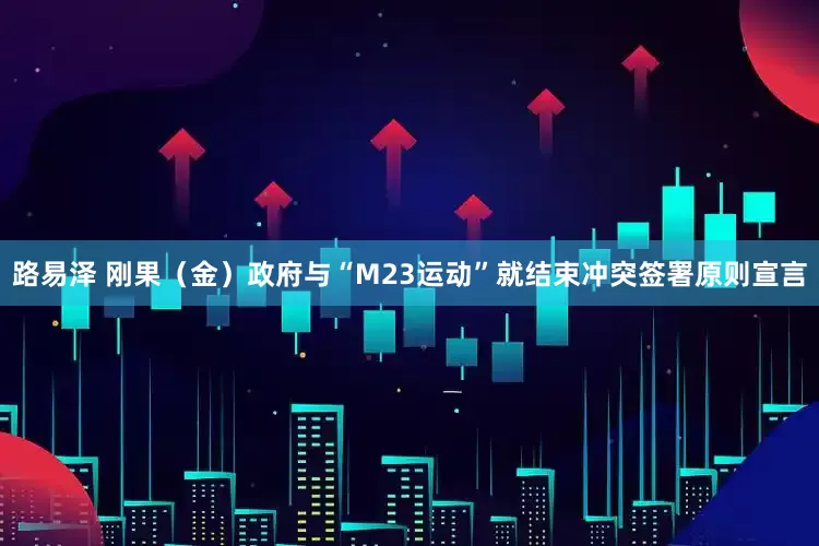 路易泽 刚果（金）政府与“M23运动”就结束冲突签署原则宣言