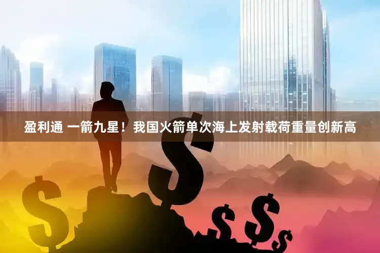 盈利通 一箭九星！我国火箭单次海上发射载荷重量创新高